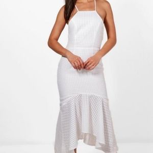 Boohoo White Dress